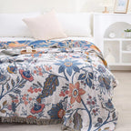 Blanket with Floral Pattern