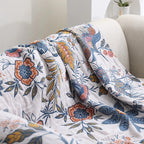 Blanket with Floral Pattern