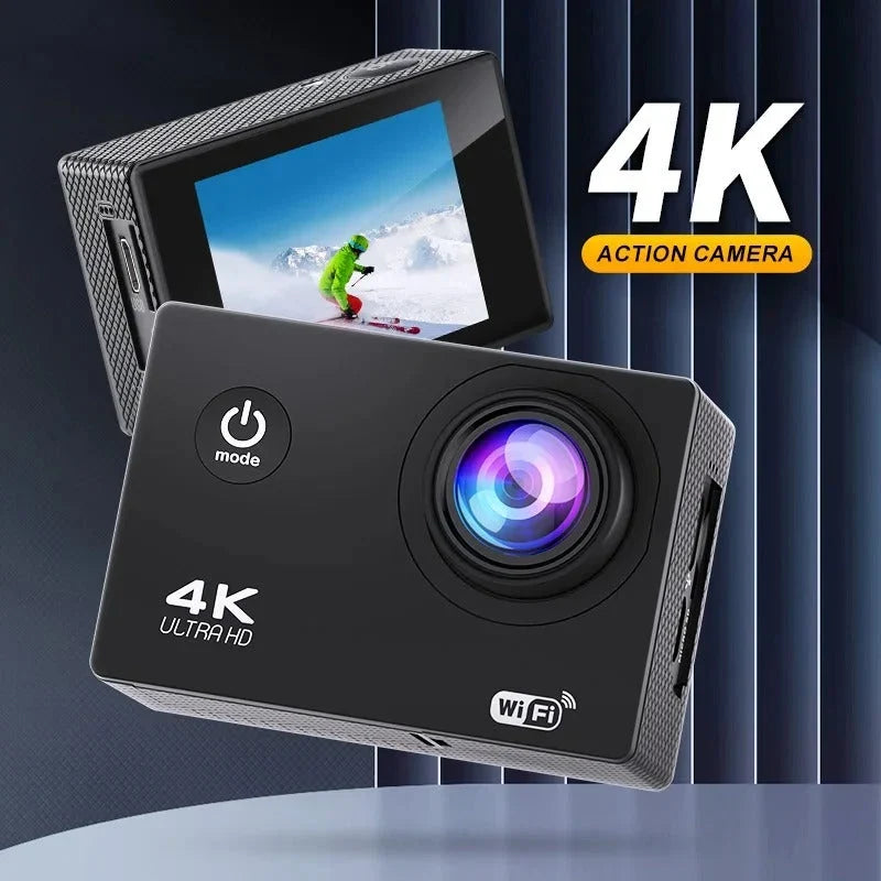 Action Camera | 4K & 140° Wide-Angle | Waterproof To 30 m