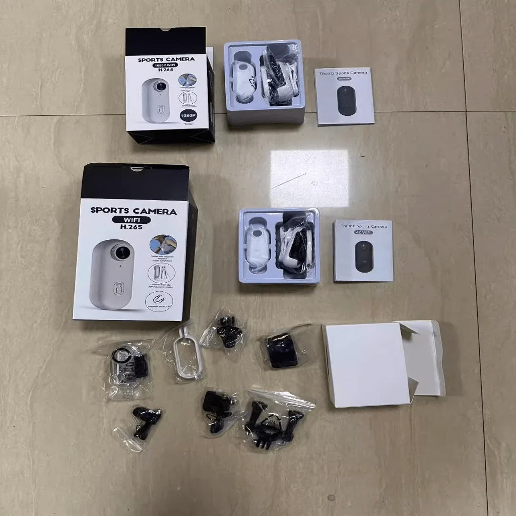 Action Camera | 4K Ultra HD Image-Stabilized & Waterproof | 64 GB Card & Mount Kit