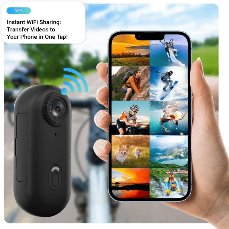 Action Camera | 4K Ultra HD Image-Stabilized & Waterproof | 64 GB Card & Mount Kit