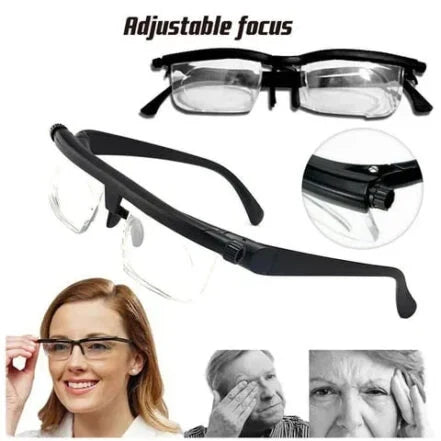 Adjustable Glasses | Rotatable Focus & Impact-Resistant Lenses