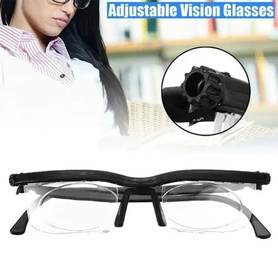 Adjustable Glasses | Rotatable Focus & Impact-Resistant Lenses