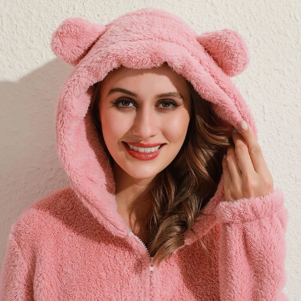 Adult Onesie | Super Soft Fleece, Front Zipper & Loose Fit | Sizes S–XL