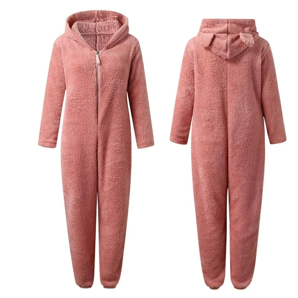 Adult Onesie | Super Soft Fleece, Front Zipper & Loose Fit | Sizes S–XL