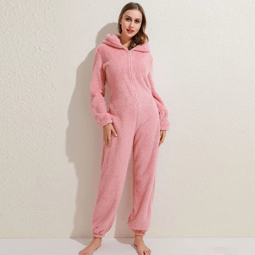 Adult Onesie | Super Soft Fleece, Front Zipper & Loose Fit | Sizes S–XL