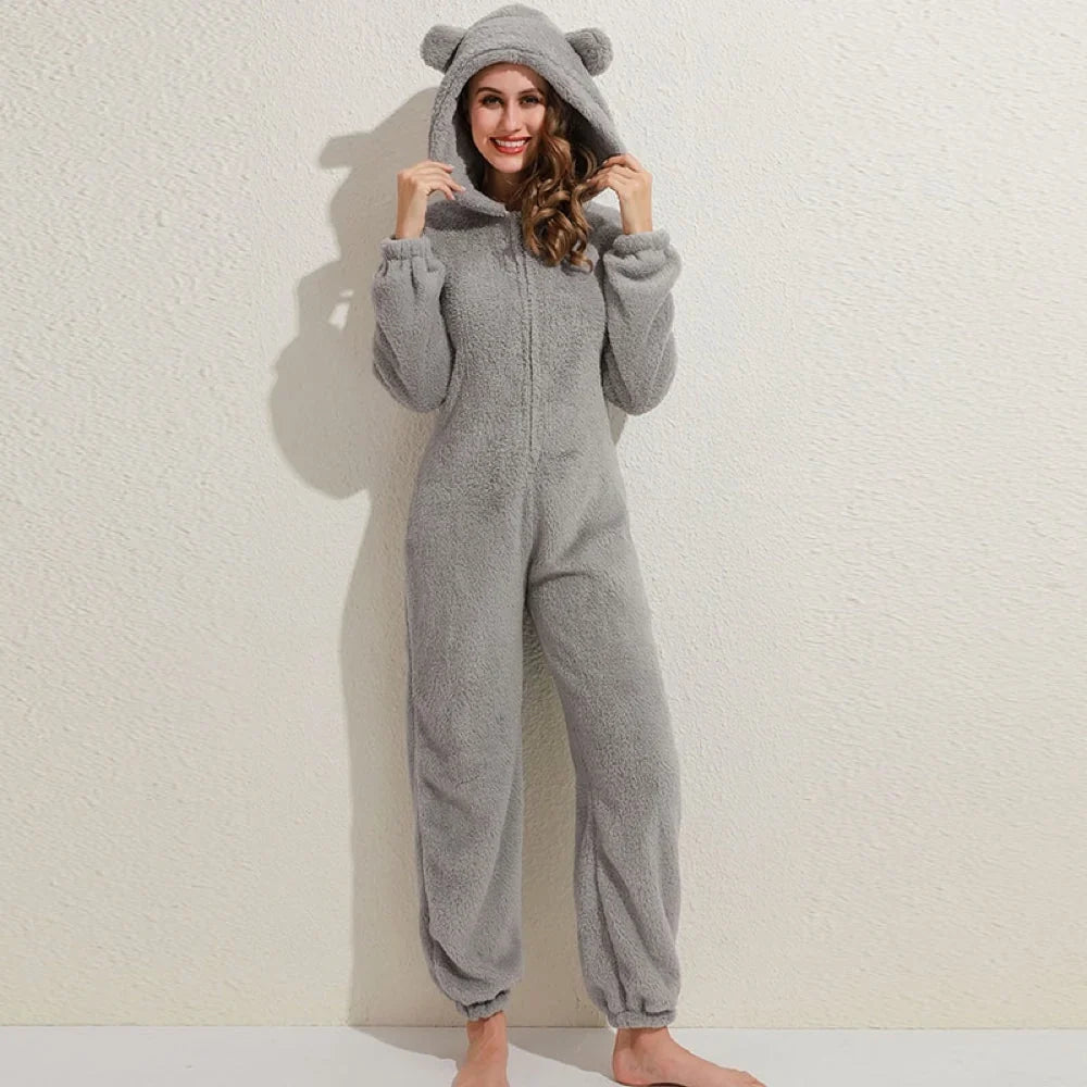 Adult Onesie | Super Soft Fleece, Front Zipper & Loose Fit | Sizes S–XL
