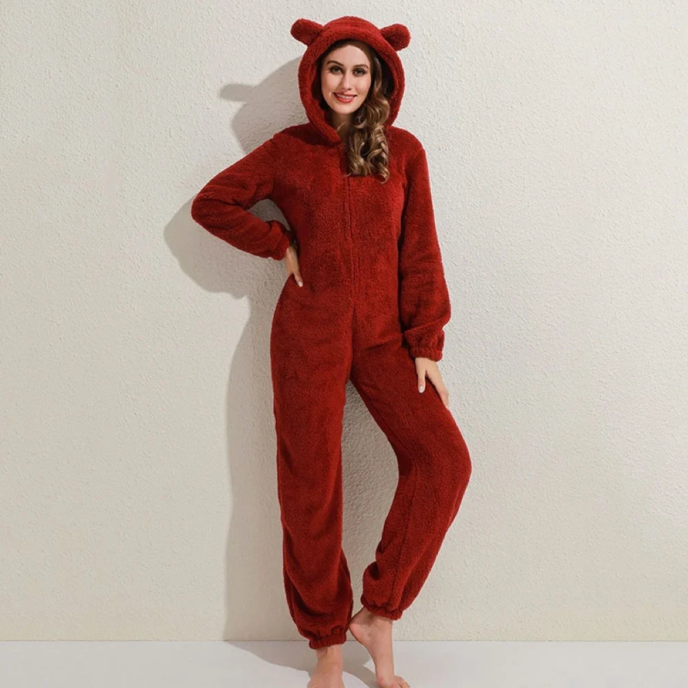 Adult Onesie | Super Soft Fleece, Front Zipper & Loose Fit | Sizes S–XL