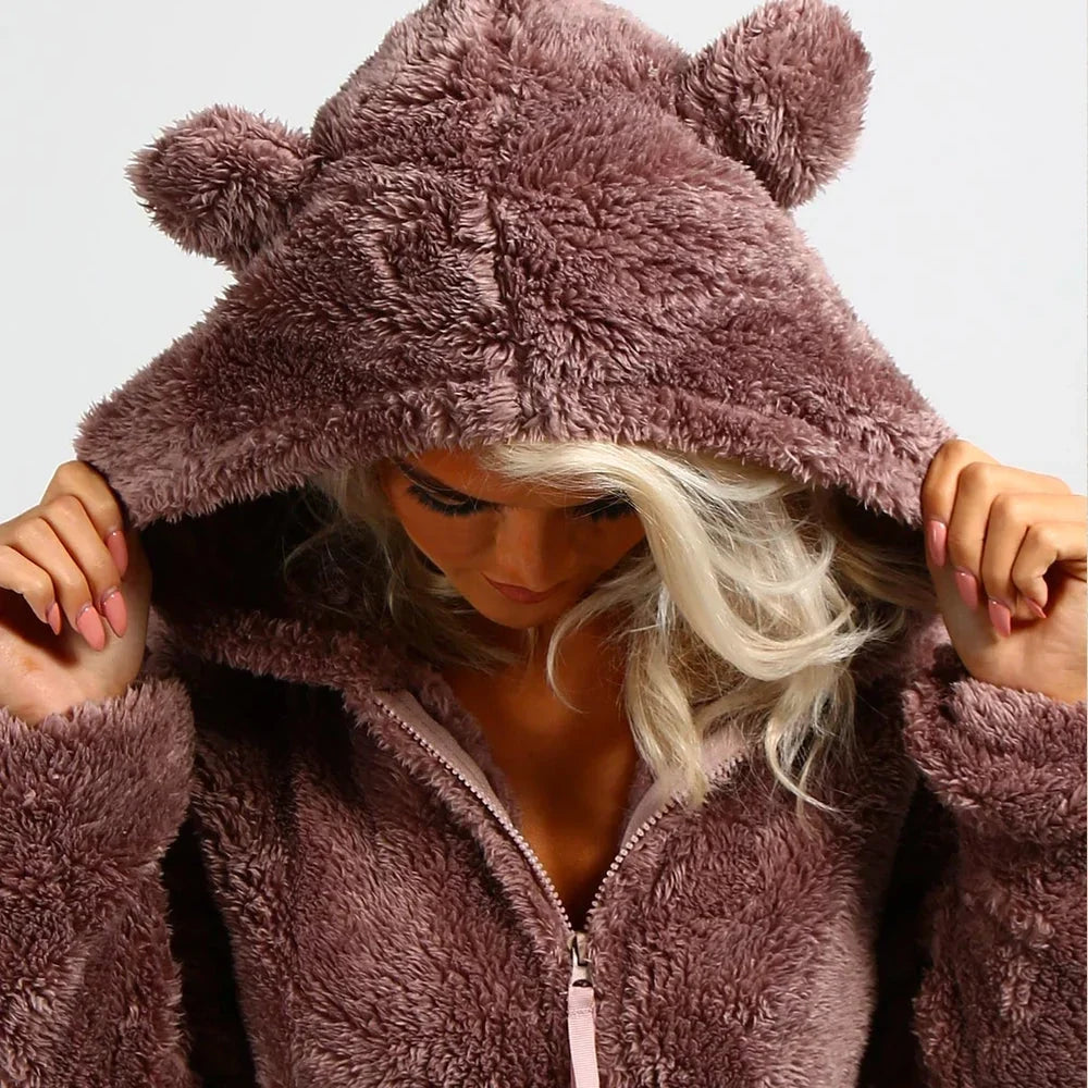 Adult Onesie | Super Soft Fleece, Front Zipper & Loose Fit | Sizes S–XL
