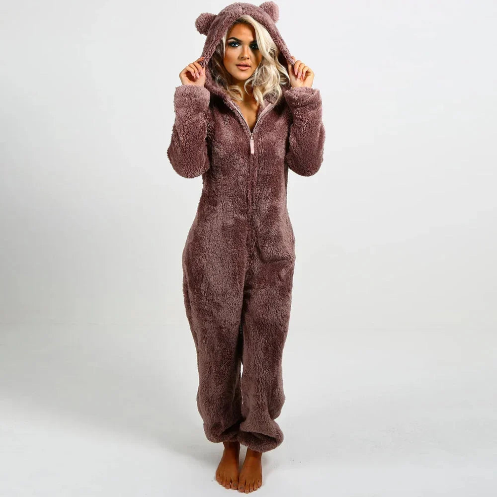 Adult Onesie | Super Soft Fleece, Front Zipper & Loose Fit | Sizes S–XL