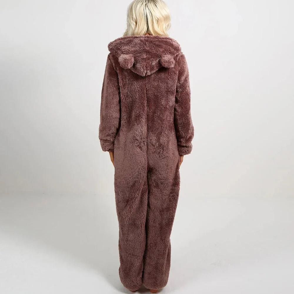 Adult Onesie | Super Soft Fleece, Front Zipper & Loose Fit | Sizes S–XL