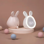 Alarm Clock | Rabbit LED Night Light | USB & Battery