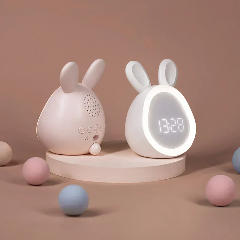 Alarm Clock | Rabbit LED Night Light | USB & Battery