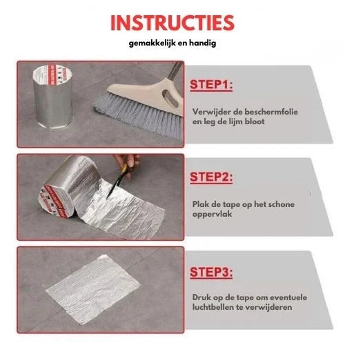 Aluminum Foil Tape | Waterproof, Heat-Resistant & Strong Adhesive