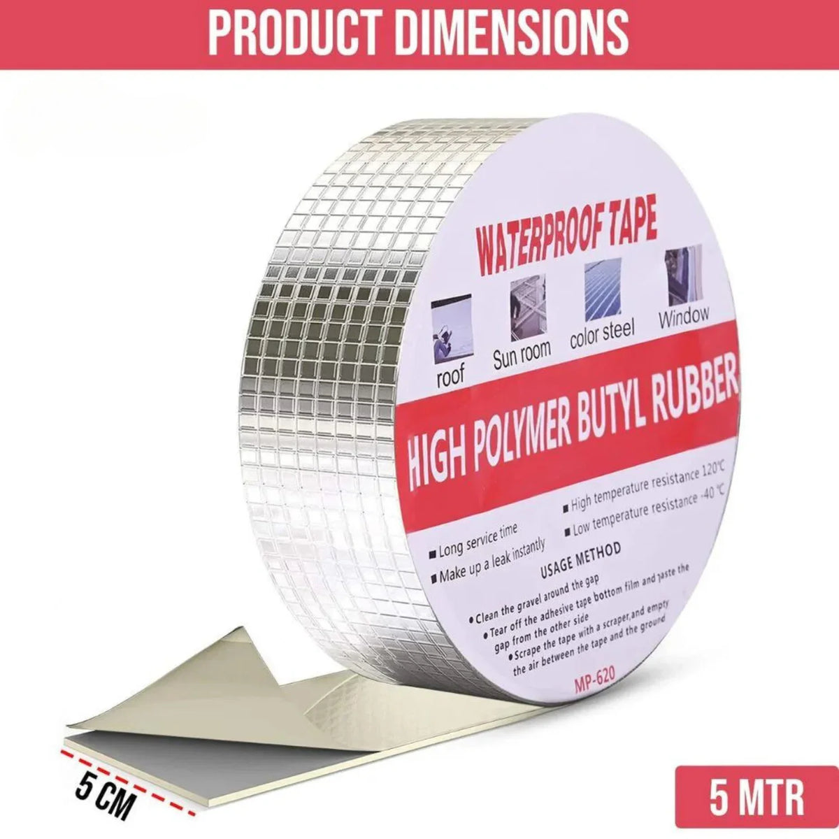 Aluminum Foil Tape | Waterproof, Heat-Resistant & Strong Adhesive