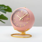 Analog Alarm Clock | Retro Metal & Silent Movement