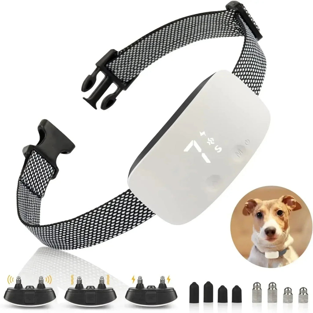 Anti-Bark Collar | Auto Detection & USB-Rechargeable | IP67 Waterproof