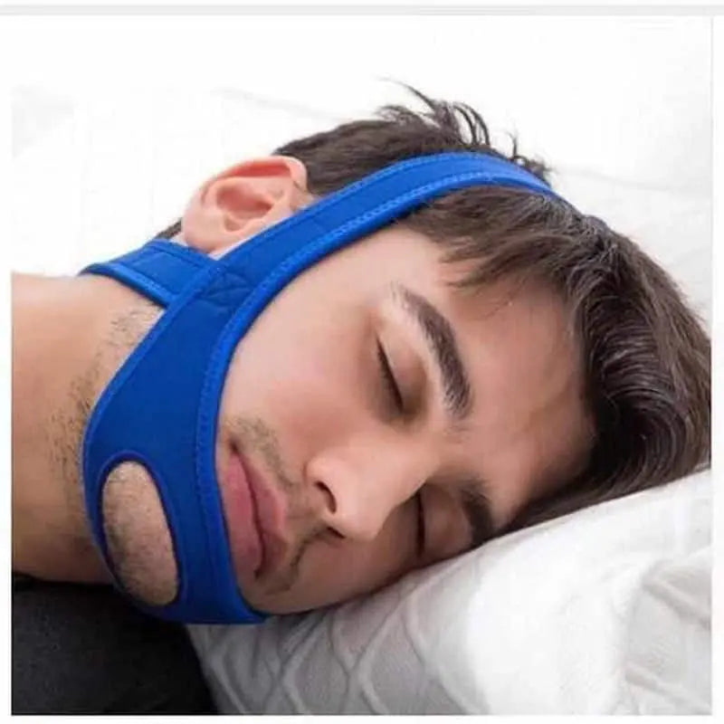 Anti-Snoring Chin Strap | Neoprene & Adjustable Velcro | 54–68 cm