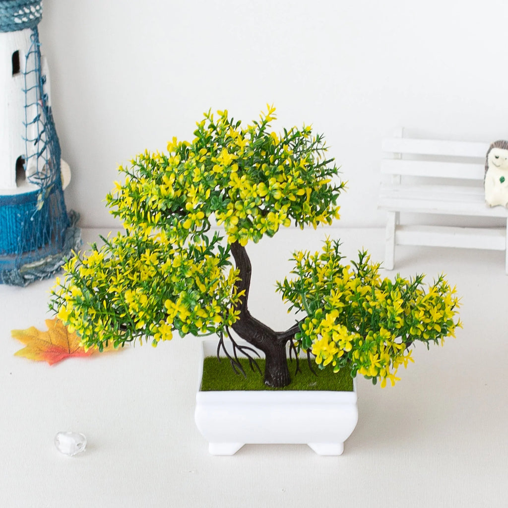 Artificial Bonsai Plant | Lifelike Foliage & Low-Maintenance | 25 x 18 cm