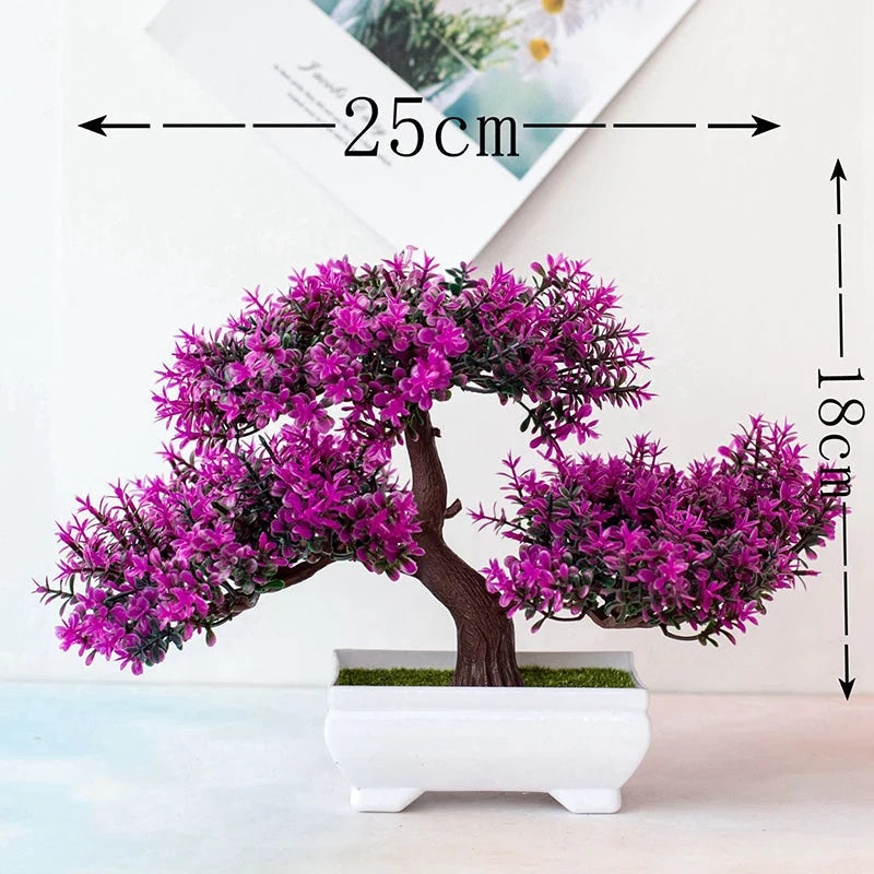Artificial Bonsai Plant | Lifelike Foliage & Low-Maintenance | 25 x 18 cm