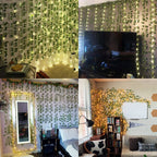 Artificial Ivy Garland | Lifelike Green Leaves & Maintenance-Free | Set of 12