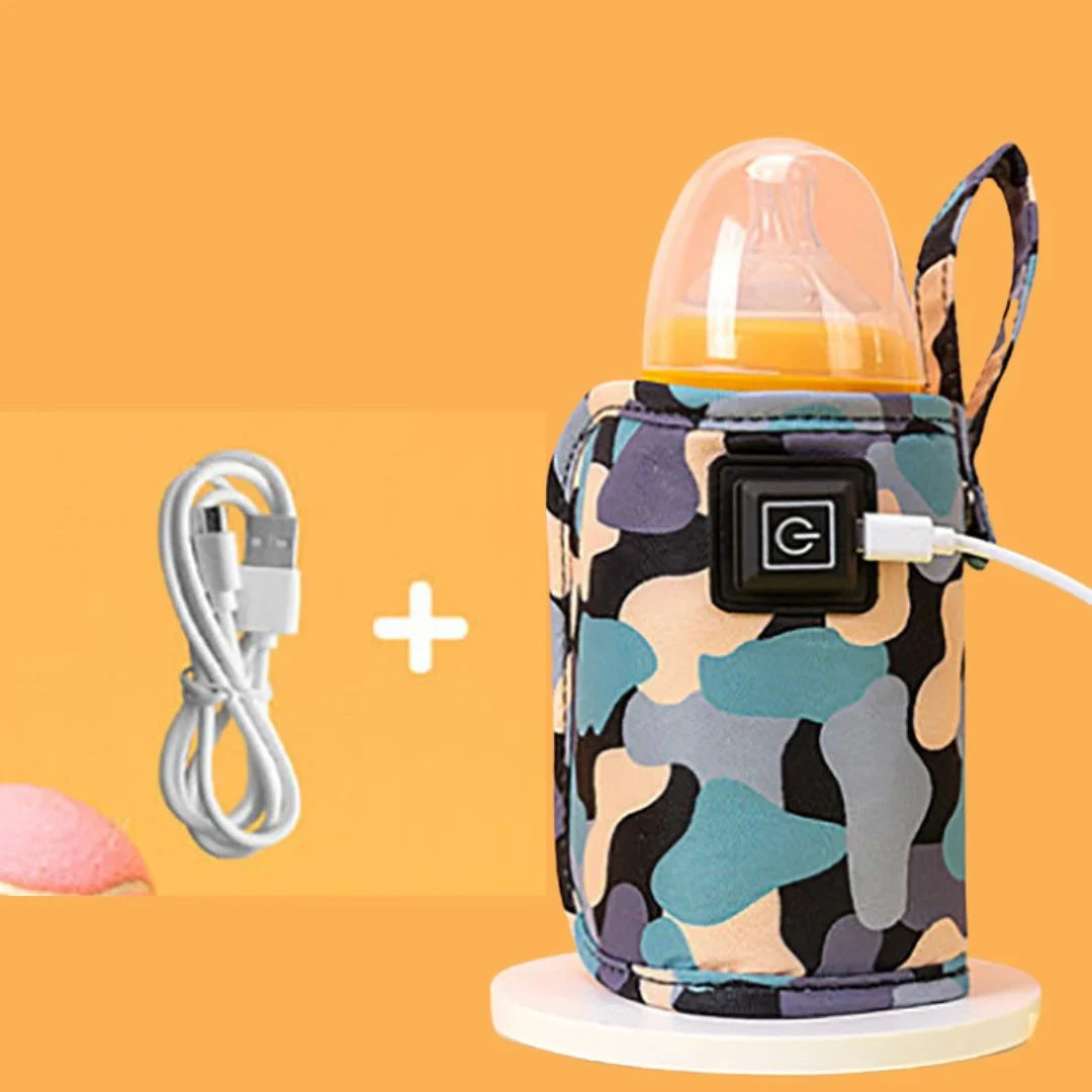 Baby Bottle Warmer | USB Rechargeable Fast & Even Warming