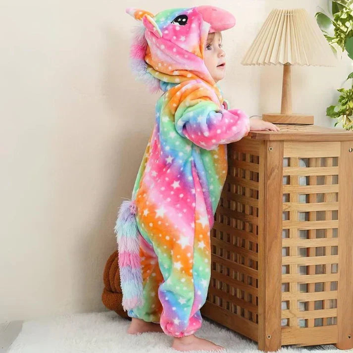 Baby Onesie | Ultra-Soft Fleece & Full-Length Zipper | 0-4 Years