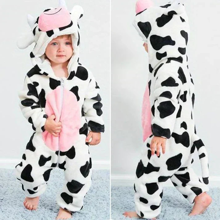 Baby Onesie | Ultra-Soft Fleece & Full-Length Zipper | 0-4 Years