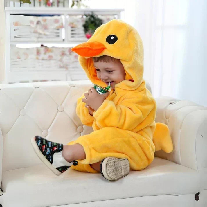 Baby Onesie | Ultra-Soft Fleece & Full-Length Zipper | 0-4 Years