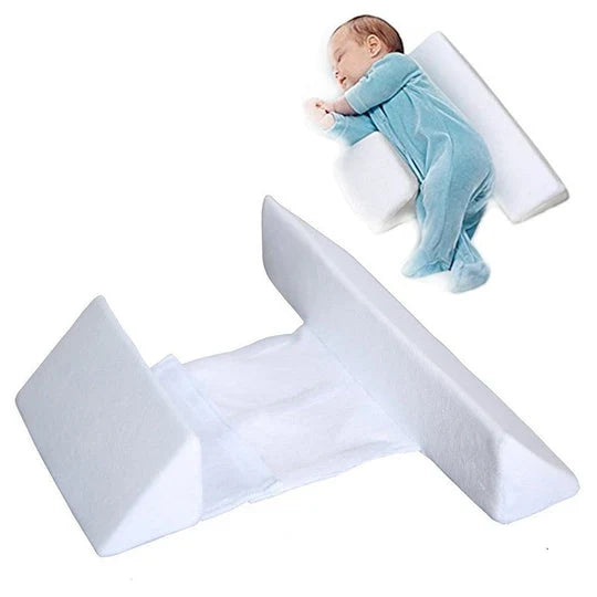 Baby Side Sleeping Pillow | Adjustable Width & Breathable Memory Foam | Up To 12 Months