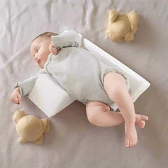 Baby Side Sleeping Pillow | Adjustable Width & Breathable Memory Foam | Up To 12 Months