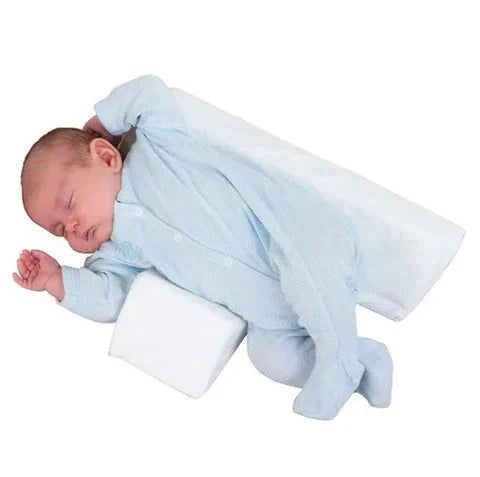 Baby Side Sleeping Pillow | Adjustable Width & Breathable Memory Foam | Up To 12 Months
