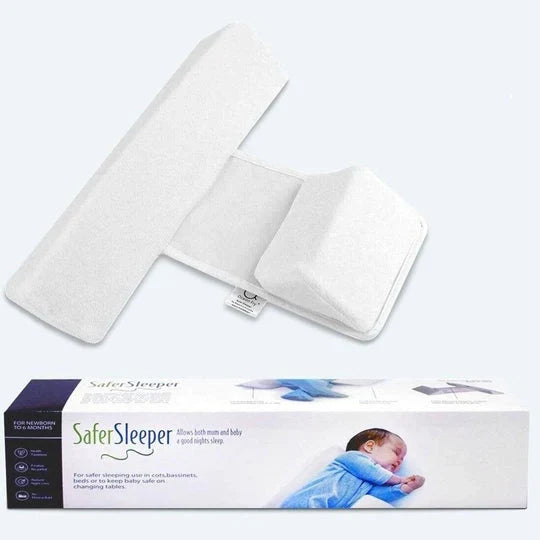 Baby Side Sleeping Pillow | Adjustable Width & Breathable Memory Foam | Up To 12 Months