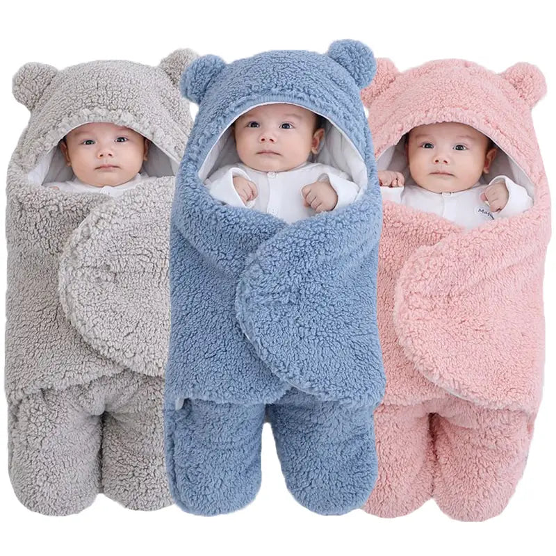 Baby Sleeping Bag | Breathable & Teddy Bear Hood | 0-12 Months