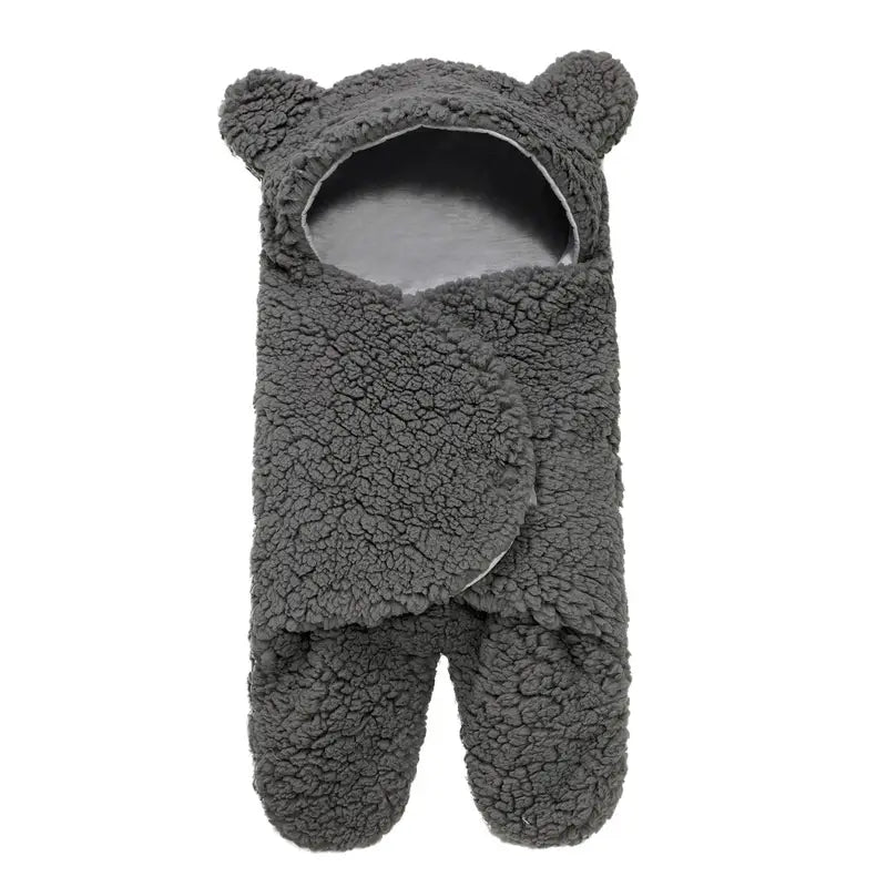 Baby Sleeping Bag | Breathable & Teddy Bear Hood | 0-12 Months