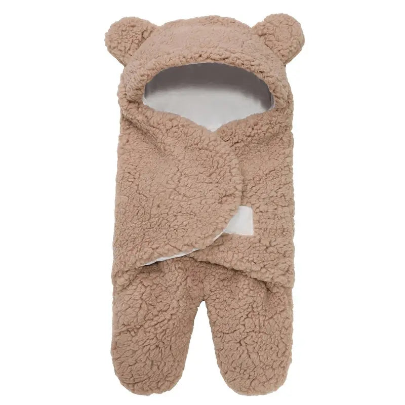 Baby Sleeping Bag | Breathable & Teddy Bear Hood | 0-12 Months