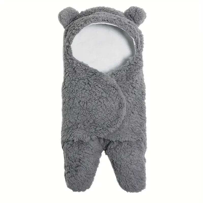 Baby Sleeping Bag | Breathable & Teddy Bear Hood | 0-12 Months