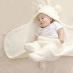 Baby Sleeping Bag | Breathable & Teddy Bear Hood | 0-12 Months