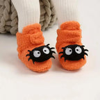 Baby Slippers | Fleece-Lined Ankle-High & Non-Slip | 6–18 Months