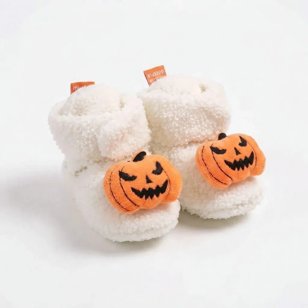 Baby Slippers | Fleece-Lined Ankle-High & Non-Slip | 6–18 Months