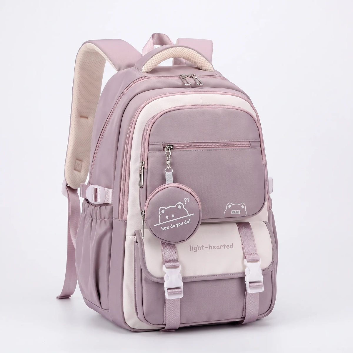 Backpack | Multiple Pockets & Detachable Pouch | 47 x 32 x 20 cm