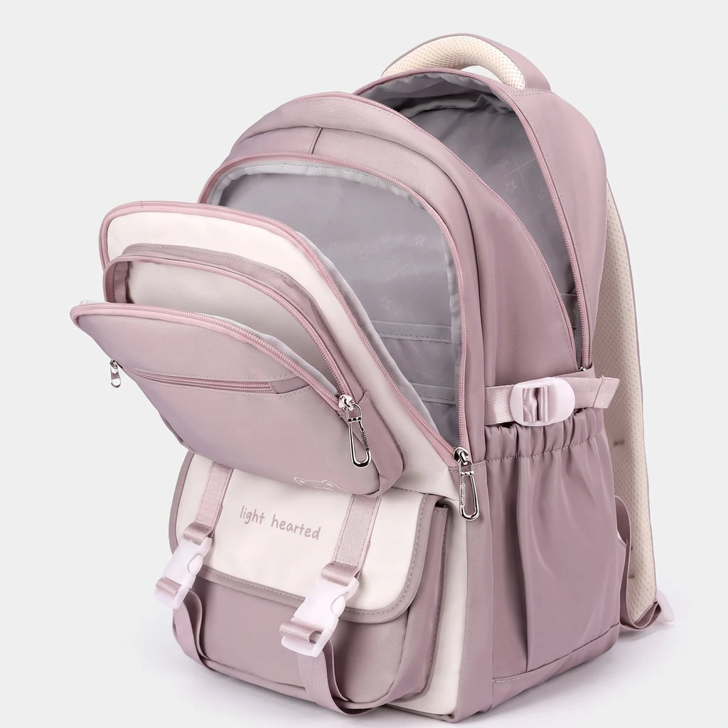 Backpack | Multiple Pockets & Detachable Pouch | 47 x 32 x 20 cm
