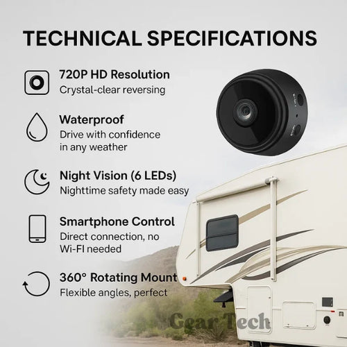 Backup Camera | Wireless HD & Night Vision | For RVs, Trucks & Trailers