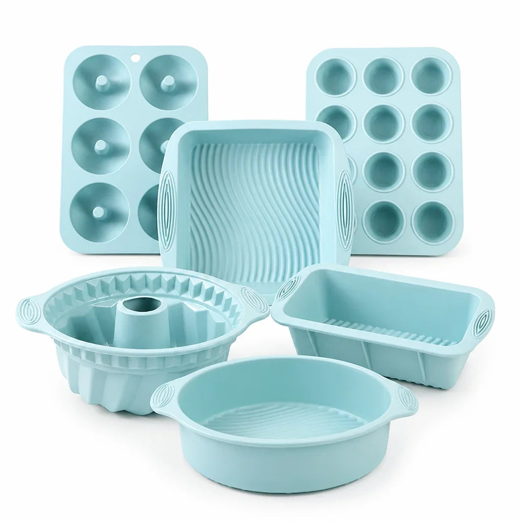 Baking Molds | Flexible Non-Stick Silicone | Set of 6