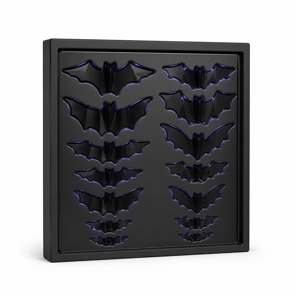Bat Wall Light | 3D Flight Effect & Purple LED | 12–72 Pieces