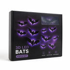 Bat Wall Light | 3D Flight Effect & Purple LED | 12–72 Pieces