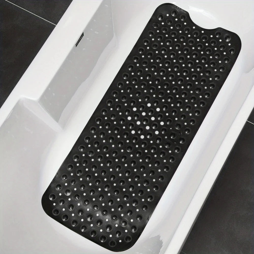 Bath Mat | Non-Slip Knobs & Suction Cups | 101 x 40 cm