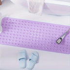 Bath Mat | Non-Slip Knobs & Suction Cups | 101 x 40 cm