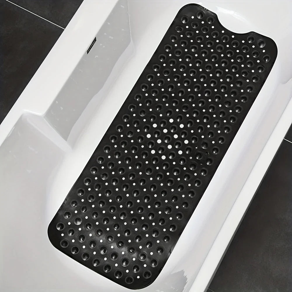 Bath Mat | Non-Slip Knobs & Suction Cups | 101 x 40 cm