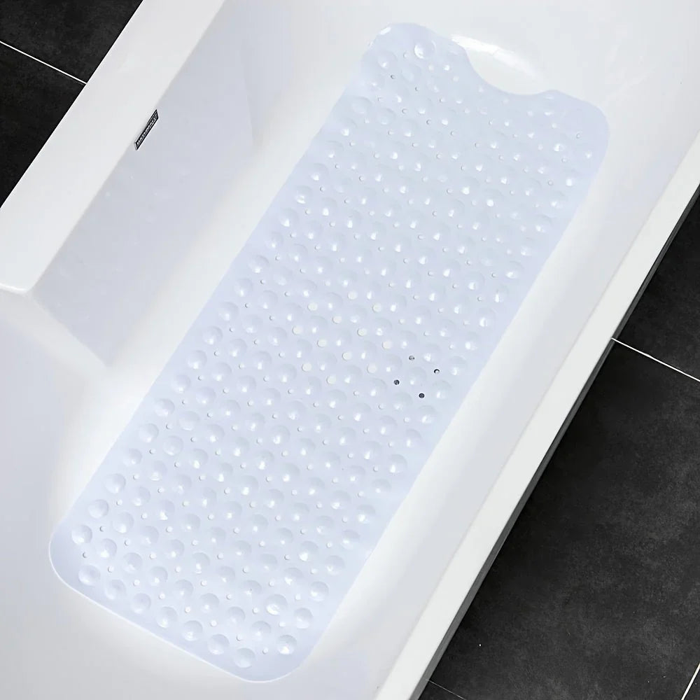 Bath Mat | Non-Slip Knobs & Suction Cups | 101 x 40 cm